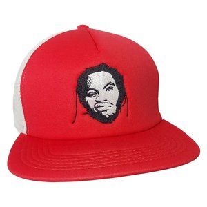 Waka Flocka Flame Cap Snap Back Trucker Embroidered Red Hat Trap Rap Music